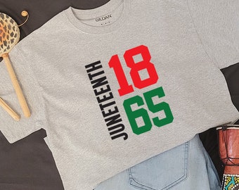 Juneteenth 1865 (#2) Tshirt -  Juneteenth Shirts, Juneteenth Women, Juneteenth Men, Free-ish Shirt, Black Culture Shirts, Black Lives Matter