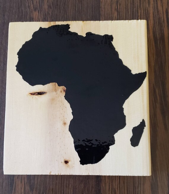 Africa Handmade Wood Sign