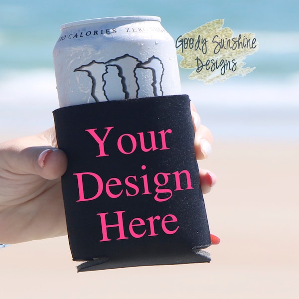 Design Your Own Can Cooler | Fundraising Gift | Bachelorette Party | Custom Can Cooler | Create Your Own Beer Cozy | Custom Can Cozy