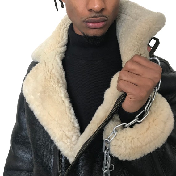 Shearling B3 Bomber Jacket 2XL Etsy Canada