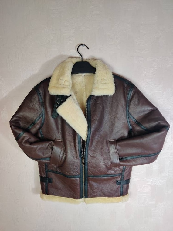 Shearling Leather B3 Bomber Jacket