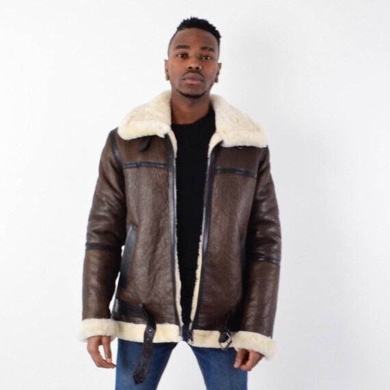 Brown Shearling B3 Bomber Jacket