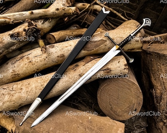King Aragorn Andúril Sword Replica Flame of the West Handmade Fantasy Sword Gift for Him
