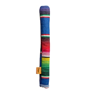 Serape clothe alignment stick cover - BLUE.