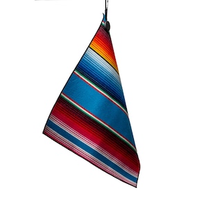 Serape/Microfiber Golf Towel - Main Color Blue