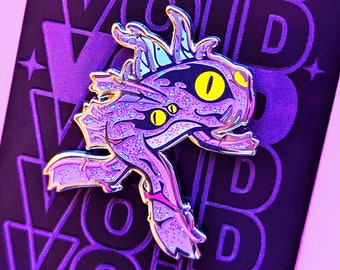 Void Murloc Enamel Pin | MMO | Glow-In-The-Dark