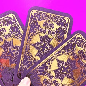 Astrologian Arcana Tarot (foil print) | FFXIV | AST | Endwalker