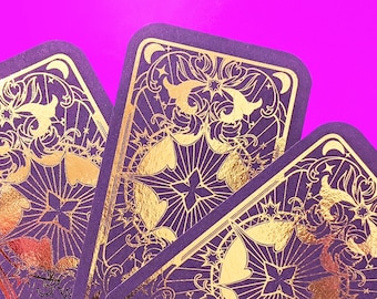 Astrologian Arcana Tarot (foil print) | FFXIV | AST | Endwalker