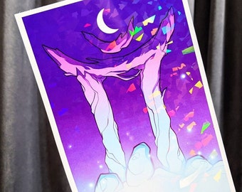 RESTOCK Moonwell Print | Kaldorei | Night elf | Warcraft | Postcard