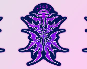 Naaru Sticker (holo pixie glitter) | Warcraft