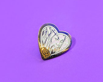 Nozdormu Heart Glitter Enamel Pin | Warcraft | Dragonflight