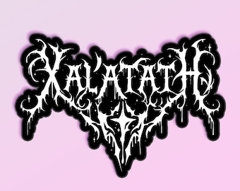 Xal'atath Metal Decal (HUGE 7") | Car Decal | Cosmic Horror | Warcraft
