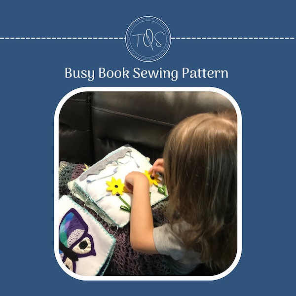 Busy Book Sewing Pattern/DIGITAL PDF PATTERN