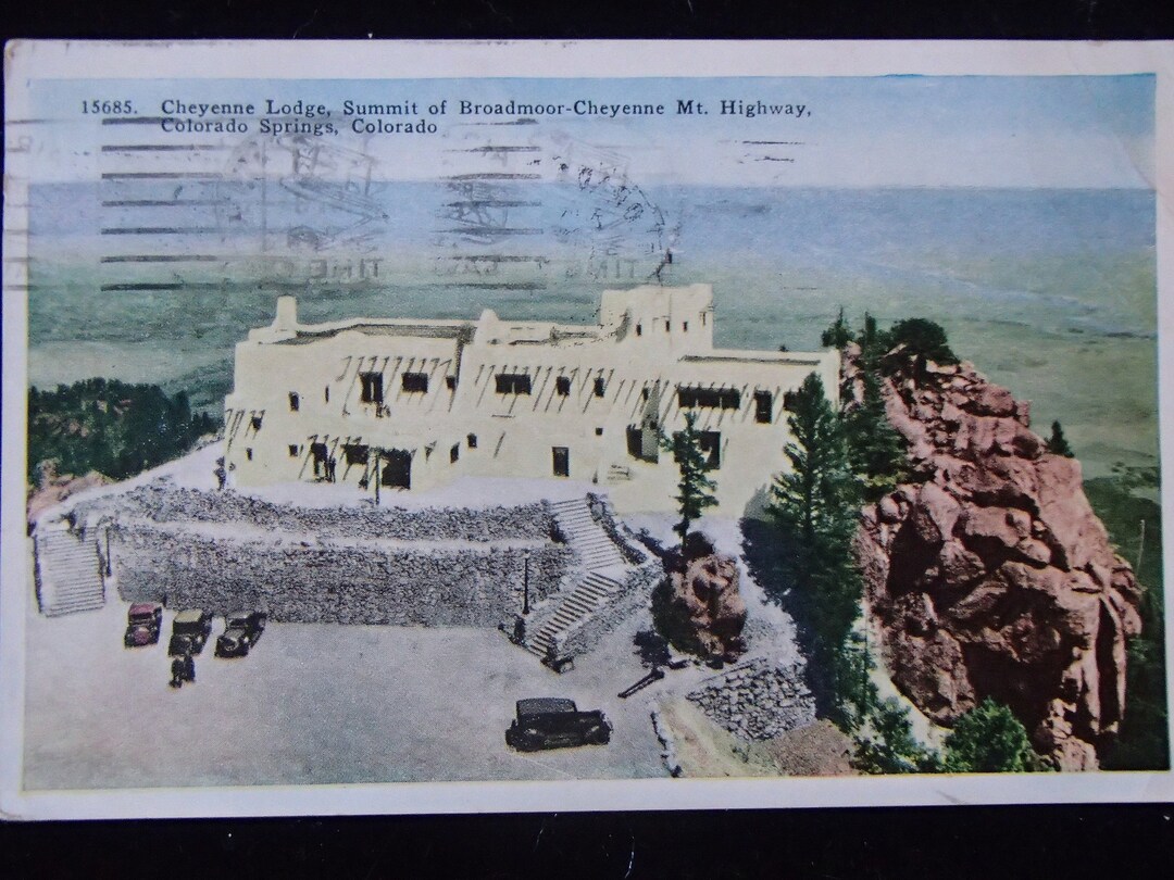 Vintage Photo Postcard Cheyenne Lodge H. H. Tammen Etsy