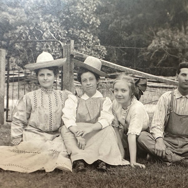 8 Classic Americana Real Photo Postcards in Sepia - Early 1900's (PC210)