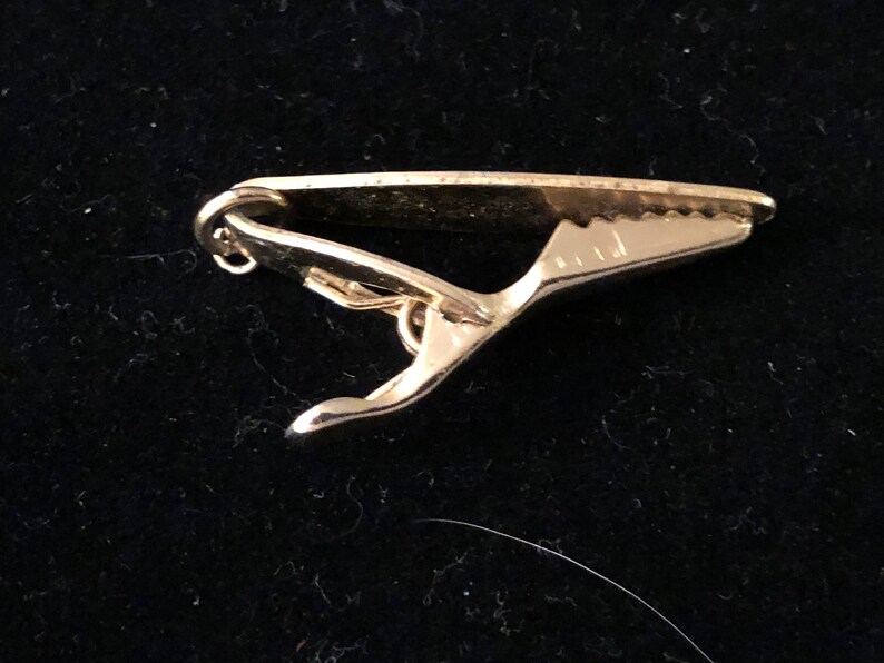 Vintage Art Deco Gold Plated Tie Clip
