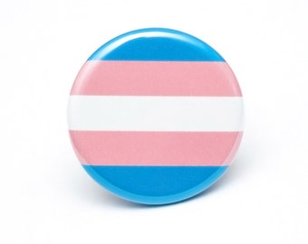 Transgender pride button