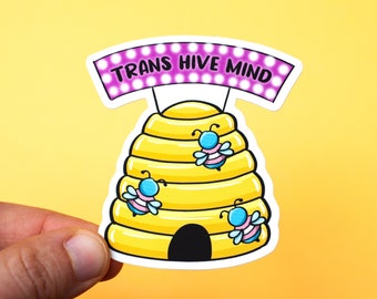 Trans Hive Mind sticker - trans pride - lgbtq pride