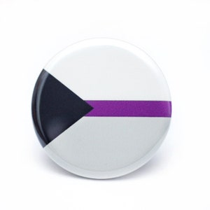 Demisexual pride button