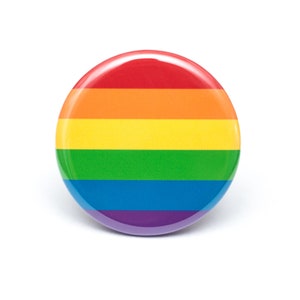 Rainbow pride button