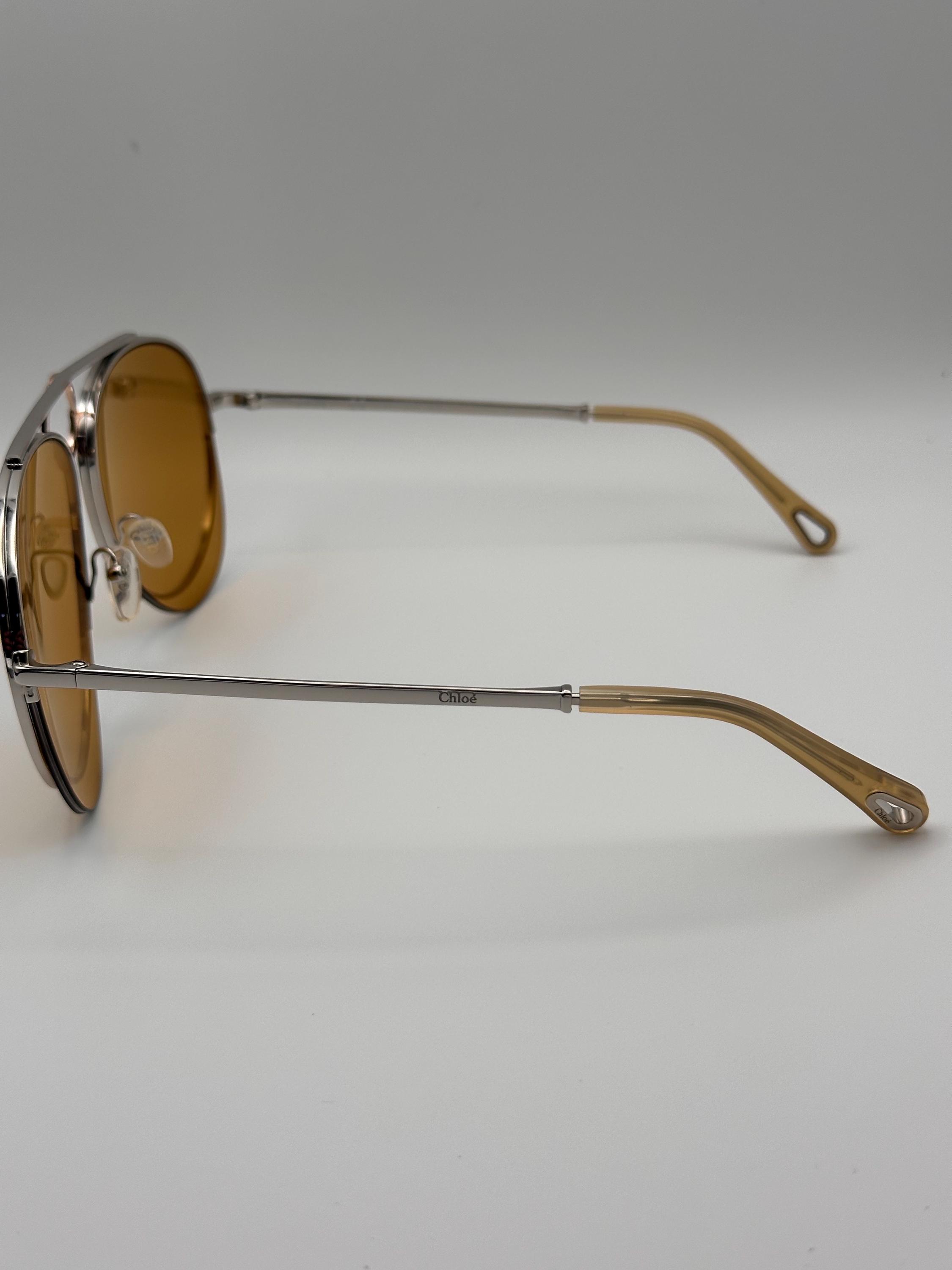 vintage *rare!* gold Chloe sunglasses Chloe 72S 871 – Vintage Frames Company main image 4