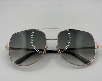 Authentic Tom Ford ( Lennox) Aviator Sunglasses, Gradient Blue/Gray Lenses, Unisex Luxery Designer Sunglasses