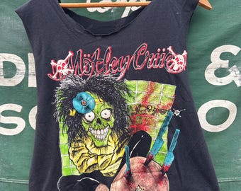 Vintage 1989 Motley Crue Dr. Feelgood T-Shirt, Band Tee, Rock Concert Shirt, 80s Metal Tour Shirt, Rare Retro Music Tee, Gift for Him