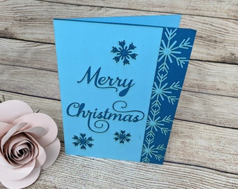 DIY Christmas Card- Cricut Christmas Card Design- Christmas SVG - Laser cut- Silhouette