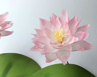 Paper Water Lily Etsy