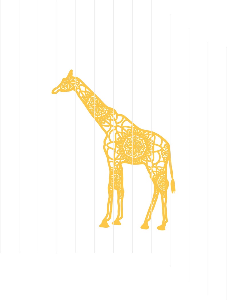 Download Giraffe Mandala SVG file PNG Cricut cut files Safari SVG ...