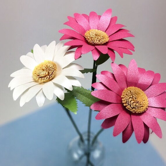 Download Daisy Svg Paper Flower Template 3d Paper Flower Svg Etsy