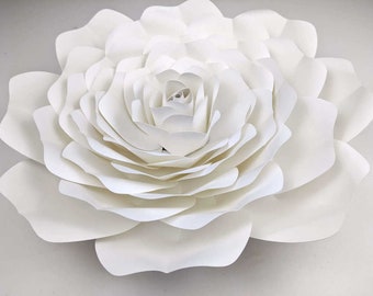 PDF Paper Flower Template 2 Digital Version DIY Paper - Etsy