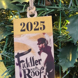 Fiddler on the Roof Ornament, Broadway Theater Gift