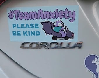 TeamAnxiety Bumper Sticker