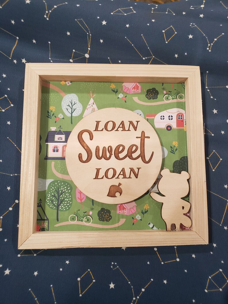 ANIMAL CROSSING QUOTE Tom Nook Shadow Box Wall Art Geek Etsy
