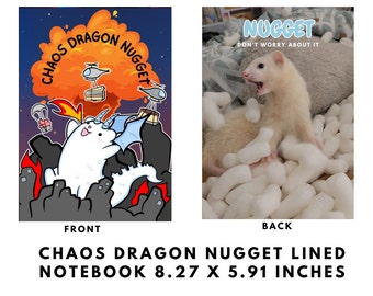 CHASO DRAGON NUGGET Lined Notebook