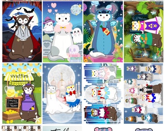 FUFFY TRADING CARDS Set 2