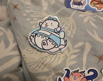 Mochi in VVonderland Glitter Stickers