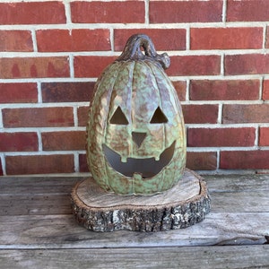 Stoneware Jack-O-Lantern