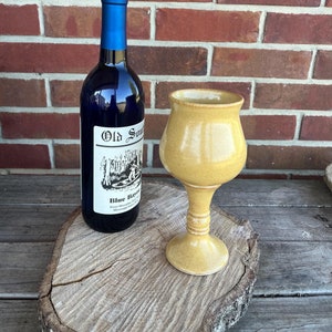 Stoneware Wine Goblet
