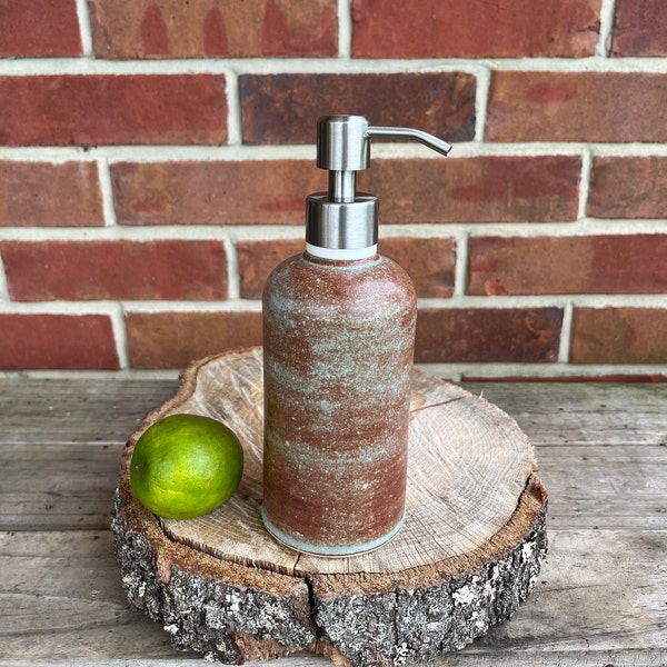 Stoneware Soap Dispenser