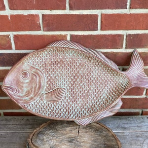 Large Stoneware Fish Platter
