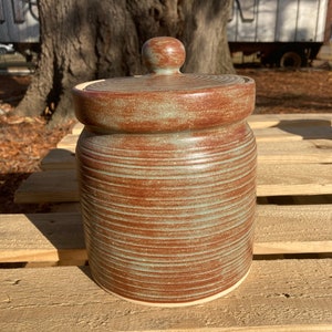 Large Stoneware Canister Clay Creek