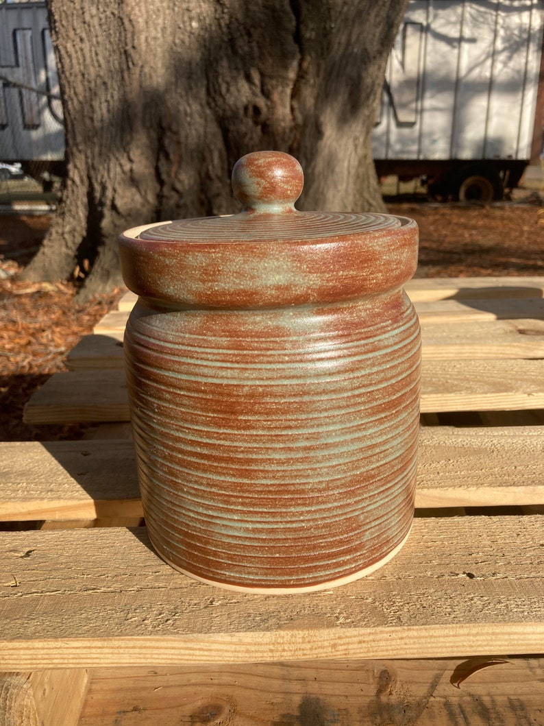 Large Stoneware Canister Clay Creek