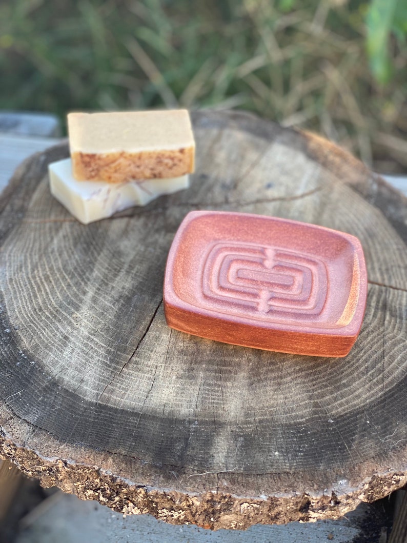 Stoneware Soap Dish Persimmon