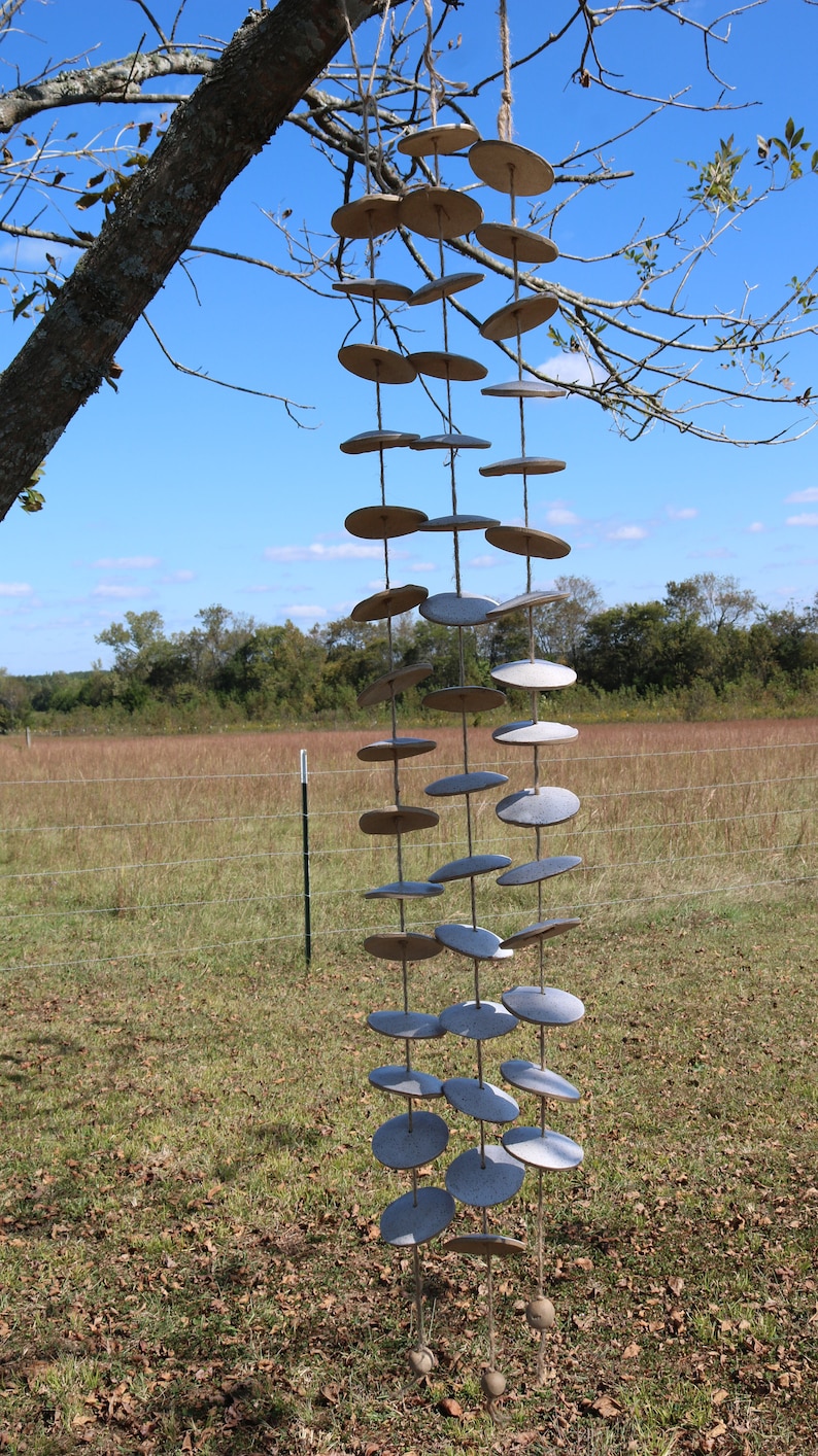 Clay Wind Chimes/rain Chain - Etsy