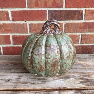 Large Stoneware Pumpkin