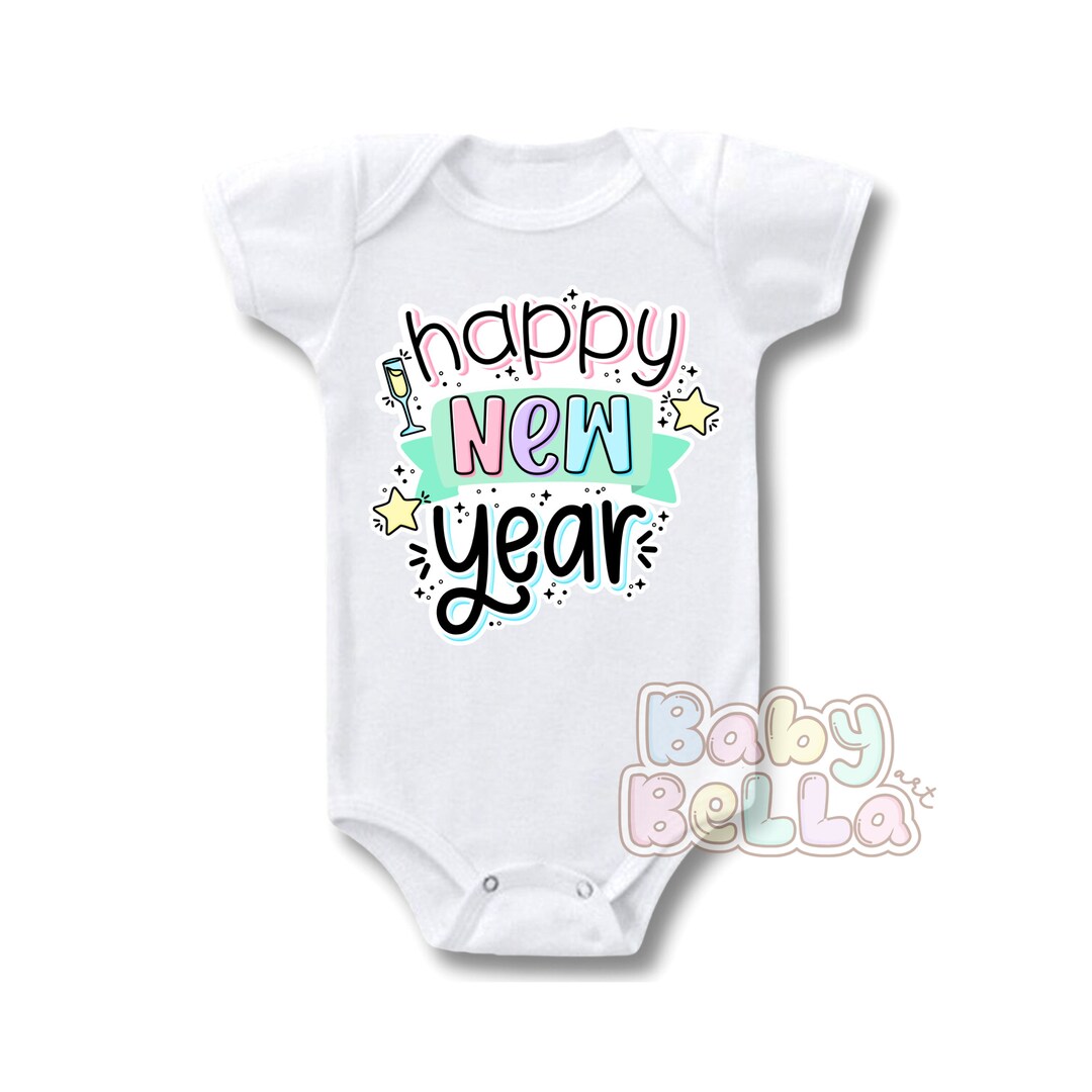 My First New Year Onesie Baby First New Year New Year Onesie Etsy