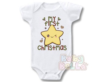 My First Christmas 2022, Baby First Christmas, My 1st Christmas Onesie, My First Christmas Baby Onesie