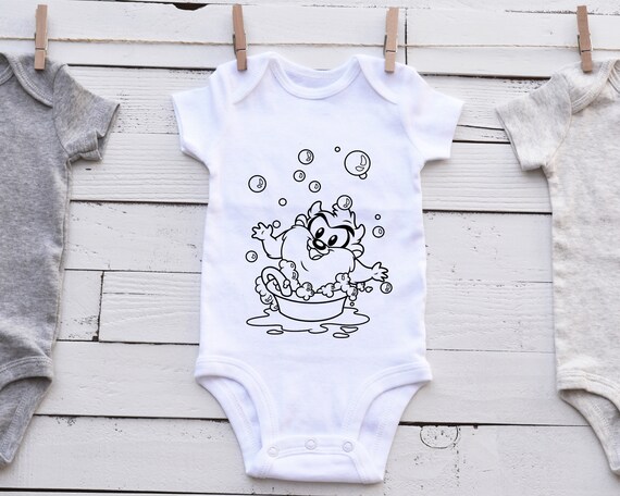 Looney Tunes Baby Onesie Tasmanian Tasmanian Devil Tasmanian